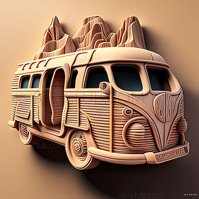 3D мадэль Dodge Ram Van (STL)